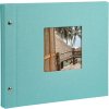 Goldbuch skrutkovací album Bella Vista aqua 30x25 cm 40 bielych strán