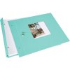 Goldbuch skrutkovací album Bella Vista aqua 30x25 cm 40 bielych strán