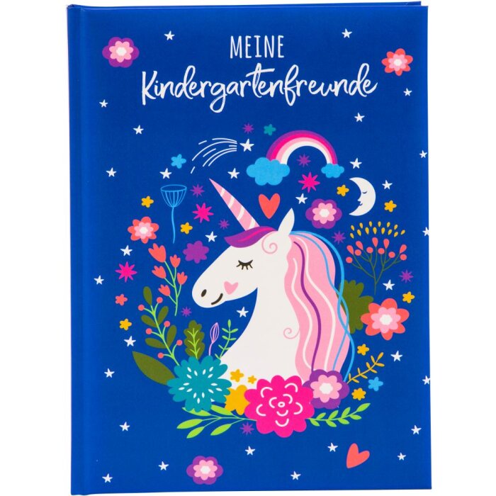 Goldbuch Friends Book A5 Unicorn Happiness 15x21 cm 88 ilustrovaných strán