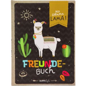 Goldbuch friends book A5 HAPPYlife Lama 15x21 cm 88...