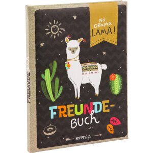 Goldbuch friends book A5 HAPPYlife Lama 15x21 cm 88...