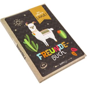 Goldbuch friends book A5 HAPPYlife Lama 15x21 cm 88 ilustrovaných strán