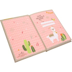 Goldbuch friends book A5 HAPPYlife Lama 15x21 cm 88 ilustrovaných strán