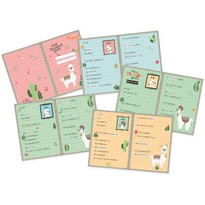 Goldbuch friends book A5 HAPPYlife Lama 15x21 cm 88 ilustrovaných strán