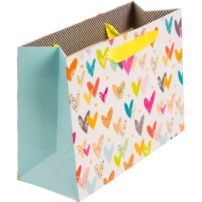 Darčeková taška Lots of Hearts 18 x 10 cm