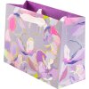 Darčeková taška Opium Grey-White 18 x 10 cm
