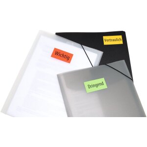 Farebné etikety Herma SPECIAL A4, 105 x 37 mm, zelený snímateľný matný papier