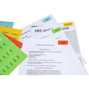 Farebné etikety Herma SPECIAL A4, 105 x 37 mm, zelený snímateľný matný papier