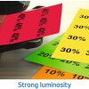 Farebné etikety Herma SPECIAL A4, 105 x 37 mm, zelený snímateľný matný papier