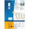 Farebné štítky Herma SPECIAL, A4, 105 x 42,3 mm, žlté, permanentné lepidlo