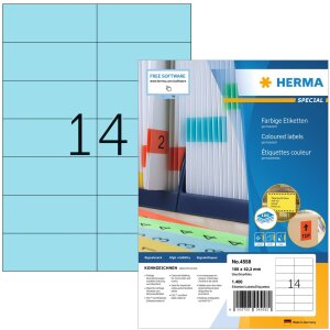 Farebné štítky Herma SPECIAL, A4,...