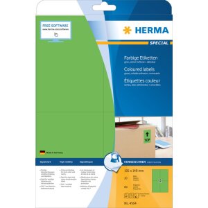 Farebné etikety Herma SPECIAL, A4, 105 x 148 mm,...