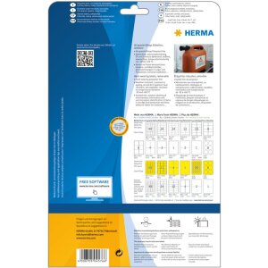 Herma SPECIAL Fóliové etikety odolné voči poveternostným vplyvom, A4, 105 x 148 mm, biele, extrémne silná priľnavosť, odnímateľné