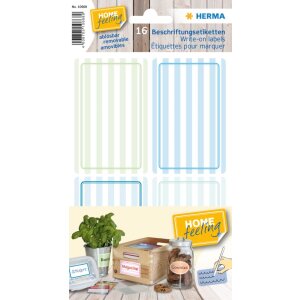 Etikety Herma HOME 52x82 mm modrozelené,...