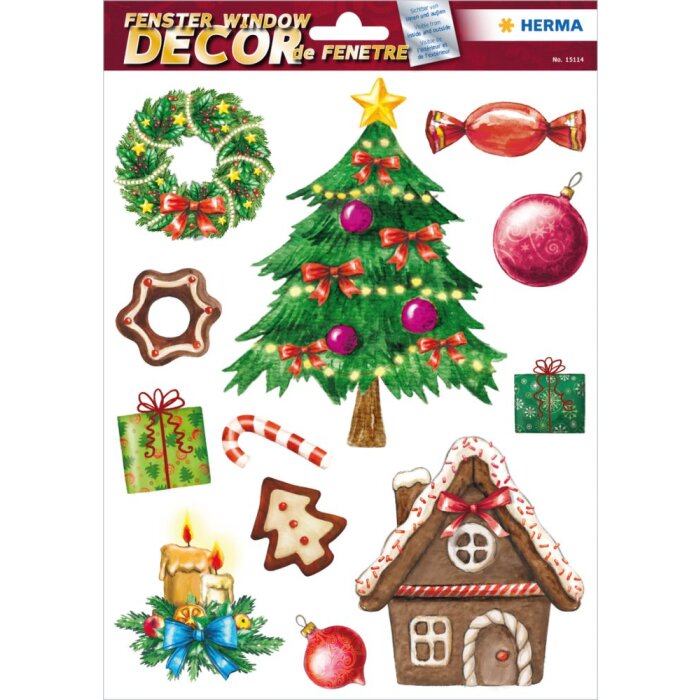 Herma DECOR obrázok okna Vianočný čas