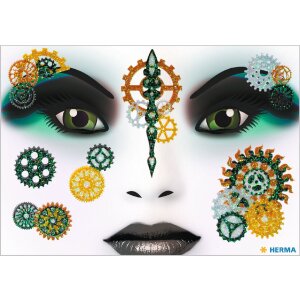 Herma FASHIONLine Face Art Nálepka Steampunk Marie