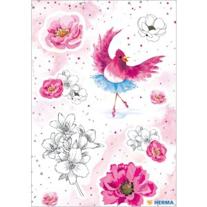 Herma DECOR Nálepka Rosalia, trblietavá