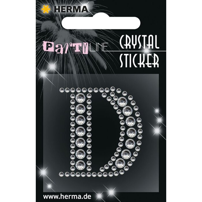 Herma FASHIONLine Crystal Nálepka "D"; "Herma Crystal Nálepka