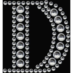 Herma FASHIONLine Crystal Nálepka "D";...