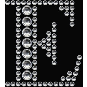 Herma FASHIONLine Crystal Nálepka "E";...
