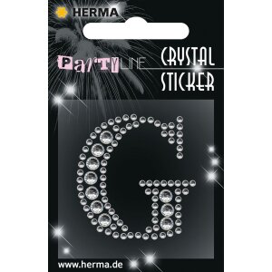 Herma FASHIONLine Crystal Nálepka "G";...
