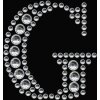 Herma FASHIONLine Crystal Nálepka "G"; "Herma Crystal Nálepka