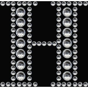 Herma FASHIONLine Crystal Nálepka "H";...