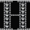 Herma FASHIONLine Crystal Nálepka "H"; "Herma Crystal Nálepka