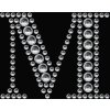 Herma FASHIONLine Crystal Nálepka "M"; "Herma Crystal Nálepka