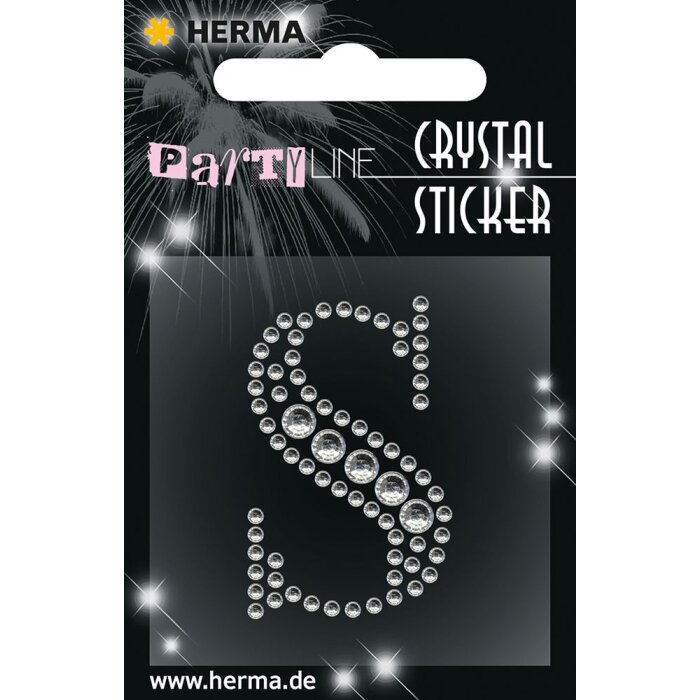 Herma FASHIONLine Crystal Nálepka "S"; "Herma Crystal Nálepka