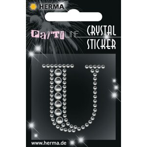 Herma FASHIONLine Crystal Nálepka "U";...