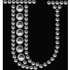 Herma FASHIONLine Crystal Nálepka "U"; "Herma Crystal Nálepka