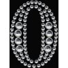 Herma FASHIONLine Crystal Nálepka "0"; "Herma Crystal Nálepka