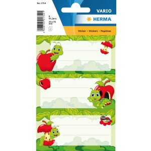 Školské etikety Herma VARIO Fritz The Worm,...