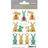 Herma MAGIC Nálepka Happy Easter Gold Bunny, fólia s leskom