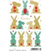 Herma MAGIC Nálepka Happy Easter Gold Bunny, fólia s leskom