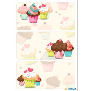 Herma DECOR Nálepka Cupcakes 3 listy 9...