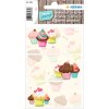 Herma DECOR Nálepka Cupcakes 3 listy 9 nálepiek na darčeky a pohľadnice
