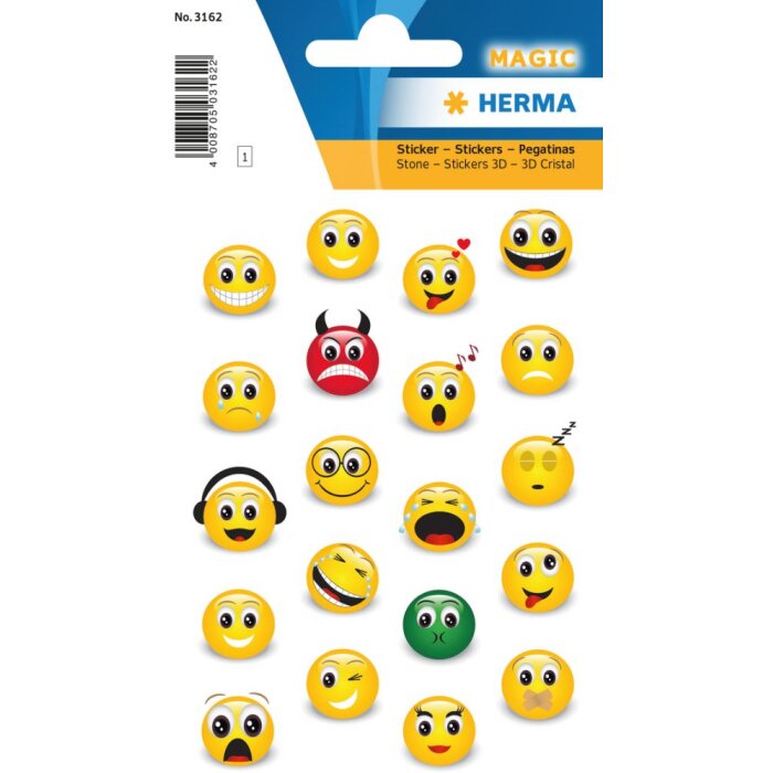 Herma MAGIC Nálepka Emojis, kameň