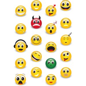 Herma MAGIC Nálepka Emojis, kameň