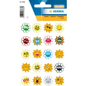 Herma MAGIC Nálepky Crazy Suns, Puffy