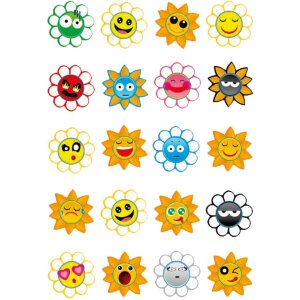 Herma MAGIC Nálepky Crazy Suns, Puffy