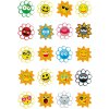 Herma MAGIC Nálepky Crazy Suns, Puffy