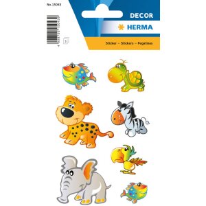 Herma DECOR nálepky zvierat deti