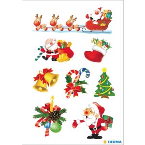 Herma DECOR Vianočné nálepky Santa Claus