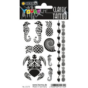 Herma FASHIONLine CLASSIC Tetovanie Black Caribbean