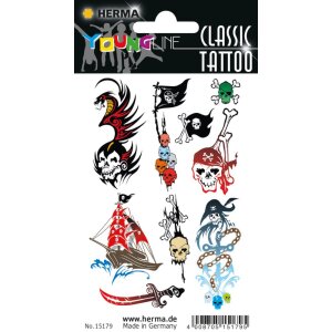 Herma FASHIONLine CLASSIC Farba na tetovanie Pirates