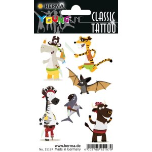 Herma FASHIONLine CLASSIC Tetovacie farby Pirate Animals