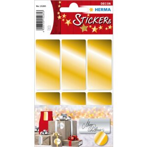 Herma DECOR zlaté etikety 26 x 54 mm 18 ks.