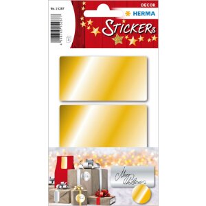 Herma DECOR zlaté etikety 34 x 67 mm 9 ks.
